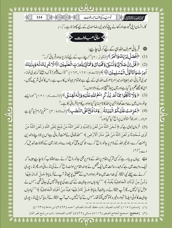 Urdu Tawheed Uloohiyyah by Kitabosunnat